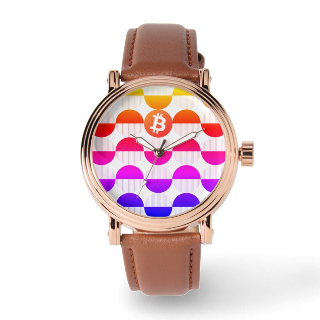 Bitcoin Designer Watch Horloge (Voorkant)