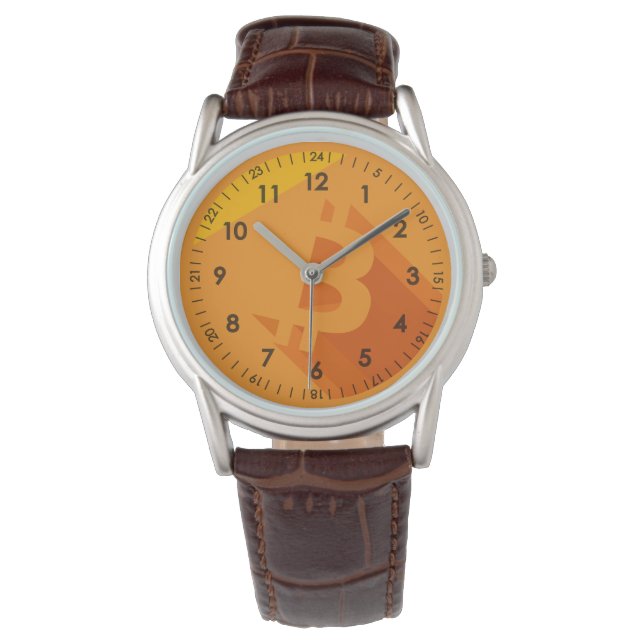 Bitcoin Designer Watch Horloge (Voorkant)