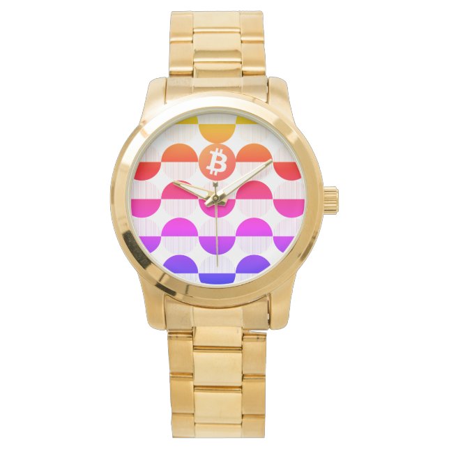Bitcoin Designer Watch Horloge (Voorkant)