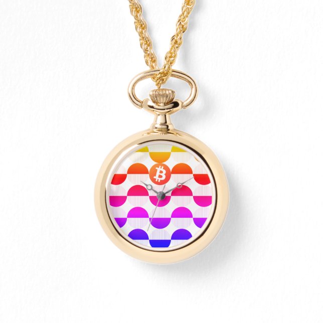 Bitcoin Designer Watch Horloge (Voorkant)