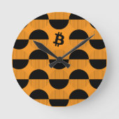 Bitcoin Designer Watch Ronde Klok (Voorkant)