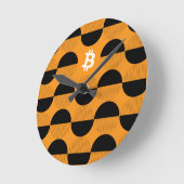 Bitcoin Designer Watch Ronde Klok (Hoek)
