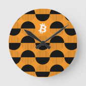 Bitcoin Designer Watch Ronde Klok (Voorkant)