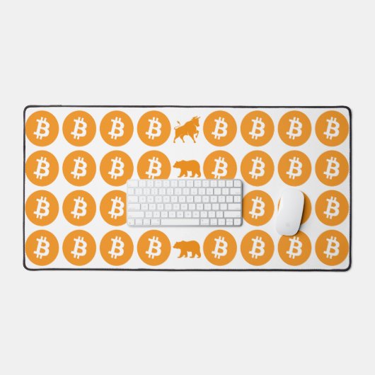 Bitcoin Desk Mat (Keyboard & Muis)