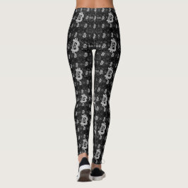 Bitcoin Digitaal Geld Zwart Cryptocurrency Leggings