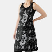 Bitcoin Digital Cryptocurrency Money Design Schort (Insitu)