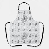 Bitcoin Digital Cryptocurrency Money Design Schort (Voorkant)