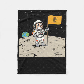 Bitcoin digitale valuta en blockchain technologie fleece deken