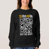 Bitcoin Do The Math BTC Crypto Mens Saying Trui (Voorkant)