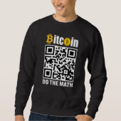 Bitcoin Do The Math BTC Crypto Mens Saying Trui (Voorkant)