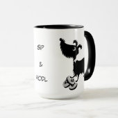 Bitcoin Dogs Sip & Hodl Coffee Mok (Voorkant rechts)