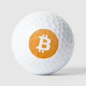 Bitcoin Dozen Golf Balls Golfballen (Voorkant)