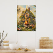 Bitcoin Easter Egg Hole voor konijnen Poster (Keuken)