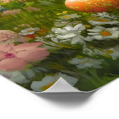 Bitcoin Easter Egg Konijnenhol Poster (Hoek)