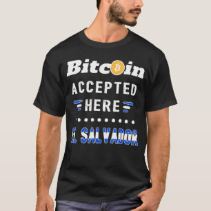 Bitcoin El Salvador Cryptovaluta Crypto Btc Lega T-shirt