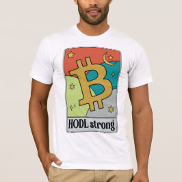 Bitcoin en Cryptocurrency T-Shirt Design
