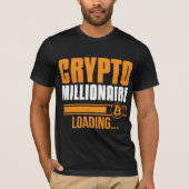 Bitcoin en Cryptocurrency T-Shirt Design (Voorkant)