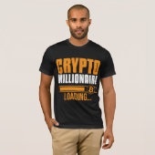Bitcoin en Cryptocurrency T-Shirt Design (Voorkant volledig)