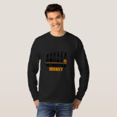 Bitcoin Evolution Van Geld BTC Cryptocurrency Ho T-shirt (Voorkant volledig)