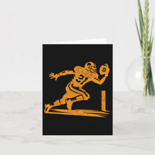 Bitcoin Football Player Distressed Design. Pomp he Kaart