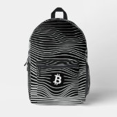 Bitcoin Force (Black) Bedrukte Rugzak (Voorkant)