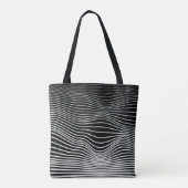 Bitcoin Force (Black)  Tote Bag (Achterkant)