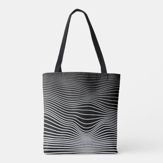Bitcoin Force (Black) Tote Bag (Achterkant)