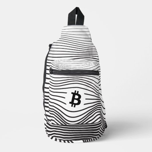 Bitcoin Force (White)  Sling Bag (Voorkant)
