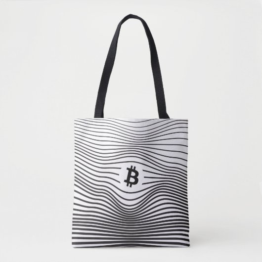Bitcoin Force (White) Tote Bag (Voorkant)