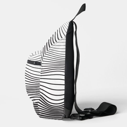 Bitcoin Force (Wit) Sling Bag (Rechts)