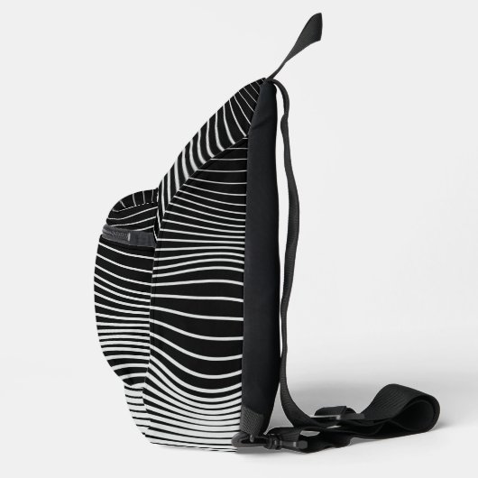 Bitcoin Force (Zwart) Sling Bag (Rechts)