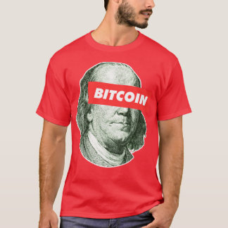 Bitcoin Franklyn Dollar Bill 2 T-shirt