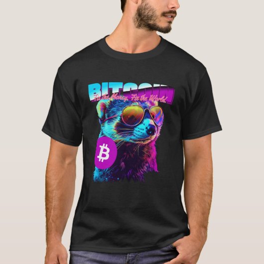 Bitcoin Fret (Grappige BTC-verklaring & Grafisch) T-shirt (Voorkant)
