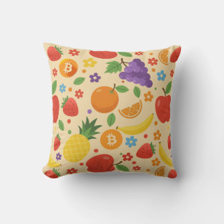Bitcoin Fruits Kussen