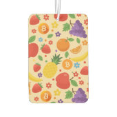 Bitcoin Fruits Luchtverfrisser (Achterkant)