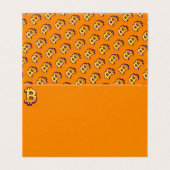 Bitcoin Gevouwen Kaart (Buitenkant ongevouwen)