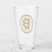 bitcoin glas (Achterkant)