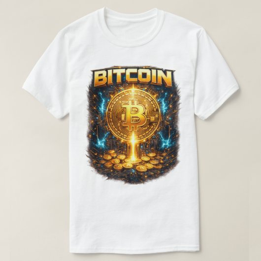 Bitcoin Grafische T-shirt (Design voorkant)