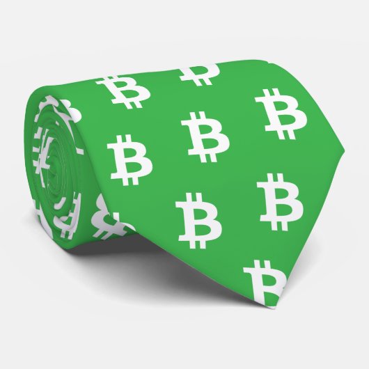 Bitcoin Green #1 Stropdas (Opgerold)