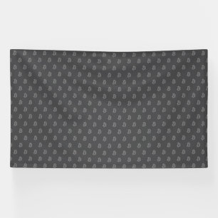 Bitcoin Grijs Spandoek