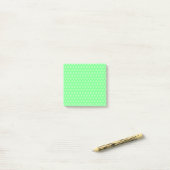 Bitcoin Groen Post-it® Notes (Op bureau)