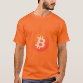 Bitcoin Groot ₿ (Stijl: 4) T-shirt (Voorkant)