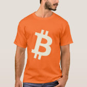 Bitcoin Groot ₿ T-shirt (Voorkant)
