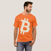 Bitcoin Groter ₿ T-shirt (Voorkant volledig)
