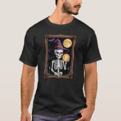Bitcoin Halloween Skeleton Spooky Crypto T-shirt (Voorkant)