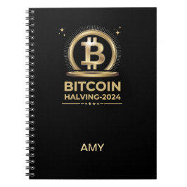 BITCOIN HALVEREN 2024 Crypto digitale valuta Notitieboek