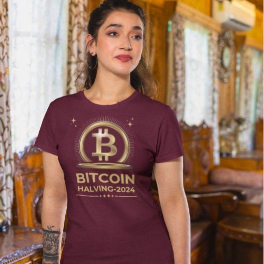 BITCOIN HALVEREN 2024 Crypto digitale valuta T-shirt
