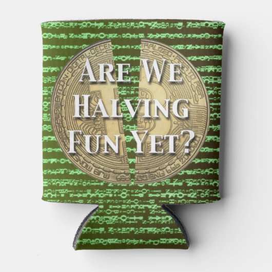 Bitcoin Halving Event Blikjeskoeler (Voorkant)