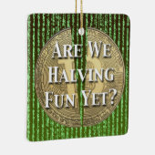 Bitcoin Halving Event Keramisch Ornament (Rechts)