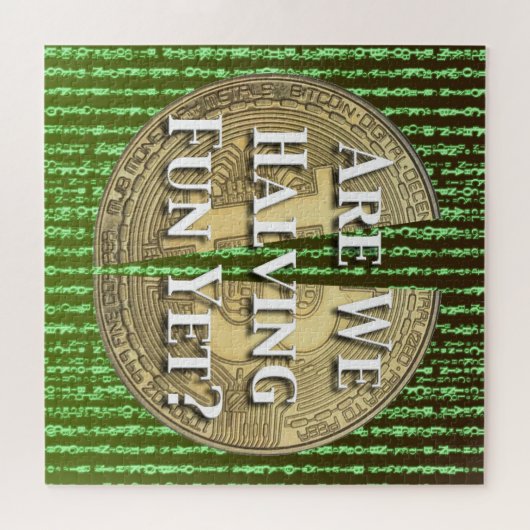 Bitcoin Halving Event Legpuzzel (Horizontaal)